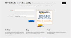 Desktop Screenshot of convert-kindle.com
